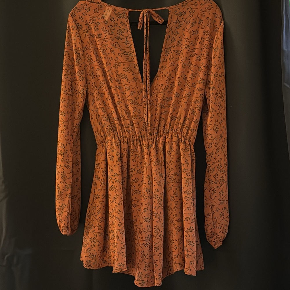 Mahina Rust Romper - Picture 2 of 5